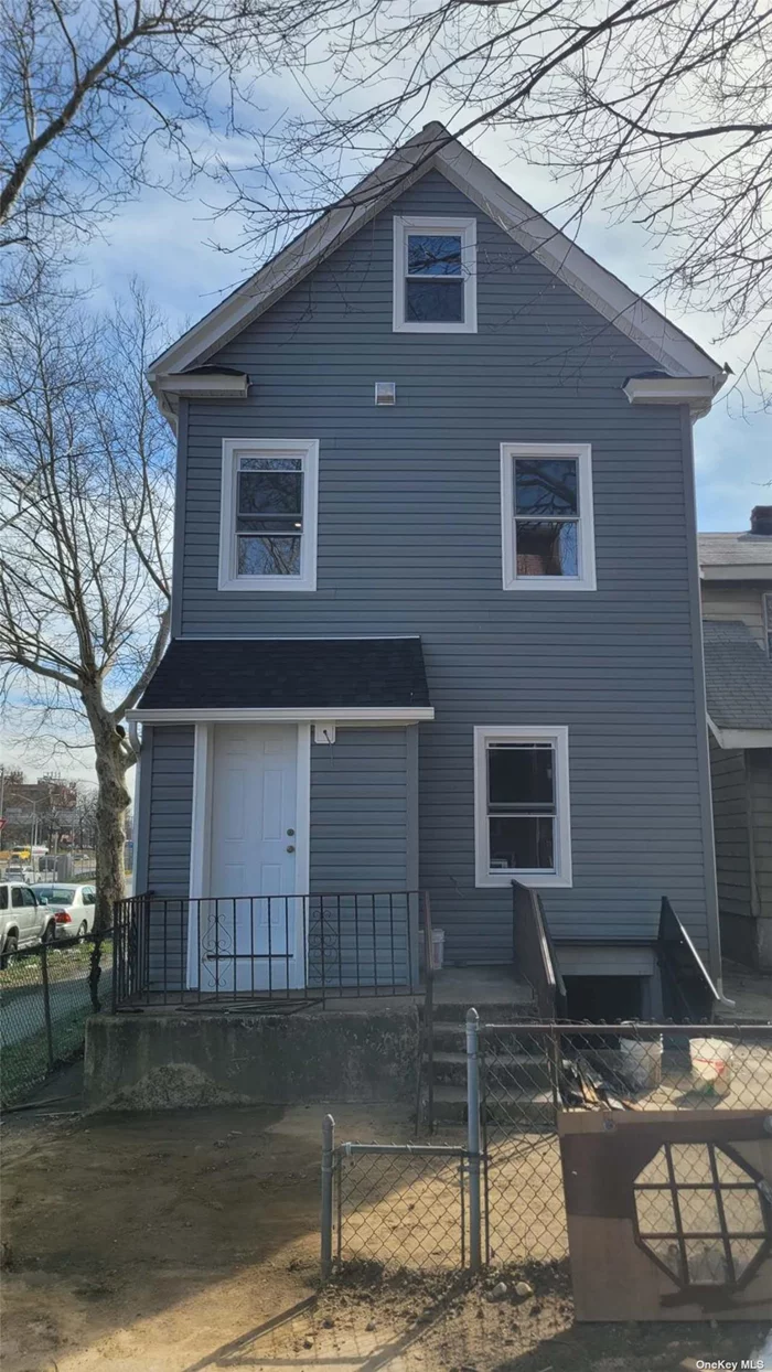 Completely Renovated in 2024. 4 bedrooms, 2 full bathrooms, 1 half bathroom, new electrical, plumbing. Fully finished basement with Side Entrance. Close to Public transportation, park and more.
