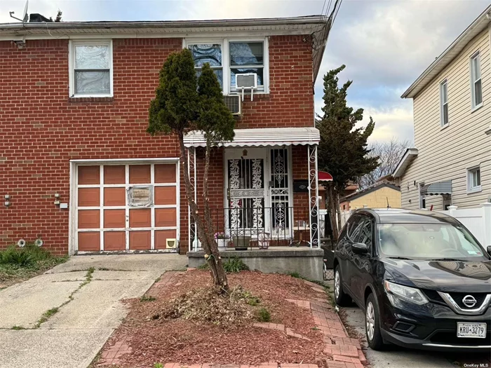Flushing Queens NY Semi-detached brick 2 family house for sale in a convenient Location Location Location, and with investment potential. Close to Bus, Park, School, Shops, Near Public Transportation, block & half away from Flushing Hospital, w/full finished basement OSE outside separate entrance