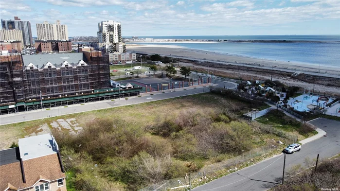 SECOND LOT FROM THE ATLANTIC OCEAN!! Bring your ideas to fruition on this 50x103 vacant lot and be just steps from the Atlantic ocean and beautiful boardwalk. This location is INCOMPARABLE to any other parcel of land on the market today, especially at this price! Call your architect today and start designing your masterpiece. There is simply NO OTHER opportunity like this in NYC. Buy land, they&rsquo;re not making it anymore!!!! R5 districts allow a variety of housing types at higher density than permitted in R3-2 and R4 districts. The Floor Area Ratio (FAR) of 1.25 typically produces three-story and four-story attached houses and small apartment houses. With a height limit of 40 feet.