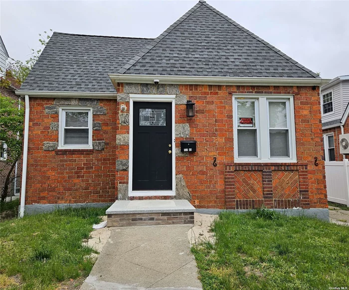 BRICK 1 FAMILY HOUSE SITTING ON 47 X 100 LOT SIZE, THIS HOUSE FEATURES 5 BEDROOMS 3 FULL BATHROOMS, FINISHED BASEMENT WITH 2 BEDROOMS AND LARGE KITCHEN HIGH CEILING, HUGE BACKYARD, PRIVATE DRIVEWAY 1 CAR GARAGE. QUIET BLOCK CLOSE TO ALL.