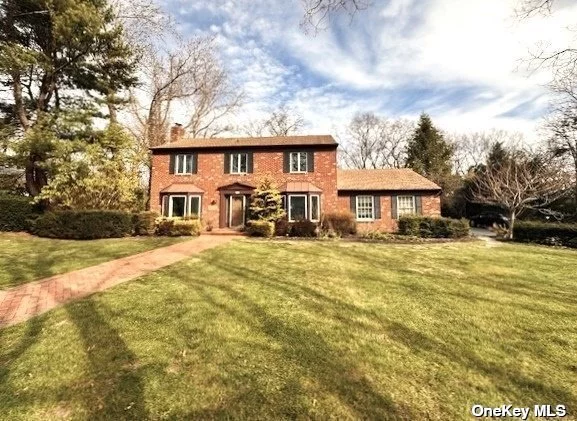 Amazing Brick Colonial in the sought after Strathmore Community. This home has a beautiful quiet setting with specimen plantings.  Impressive Foyer. Sunny Open floor plan with light airy feeling, walls of glass and great views of the tranquil property. Beautiful Gourmet Kitchen w center isle gathering area, fab skylit breakfast area, all open to the family rm. Gleaming Wood Floors. Gorgeous LR with newly faced stone fireplace. Formal Dr. home office! Main level  Guest BR w new full bath. Main level laundry. Powder Rm, Fabulous Master Suite w closets galore and large bath. You will Love the New Cac and New Gas Heating System, and you will enjoy the Whole House Water Filtration System. LED Lighting. Alarm System. Andersen Windows. Newly Done Party Basement. . Must see.  Enjoy the Strathmore Pool Club, which includes pool, tennis, playground, cafe, kiddie pool, etc. Award Winning Half Hollow Hills Schools. Signal Hill Elementary School,  West Hollow Jr High, High School East. This is the home you&rsquo;ve been waiting for.