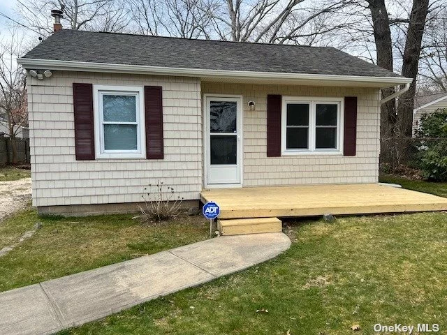 Why Rent When You Could Own this Affordable Cozy 2 Bedroom 1 Full Bath w/Part Basement w/OSE, Low Low Taxes! Close to all and Sachem School District!