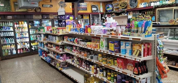 Selling Business only. Deli in he heart of North Flushing near Bowne Park. Long established neighborhood deli. Offerings include ready made deli food, home made desserts, and assorted light groceries. Catered events. Lotto and newspaper. Kitchen has gas burners with hooded vent. Approx 2000 plus basement and outdoor space. Near public transportation and park.  Please do your own due diligence.