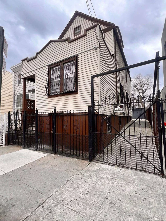 A 3 Dwelling House In A Very Convenient Location in Corona, Basement and First Floor 18FT x 55Ft, Second Floor 18x 37Feet, Tall Attic (Separate Entrance), Lot Size 25FT x 110FT, A Two Car Garage, Property Tax $5, 525, Close to public Transportations, Schools, Shops and Convenient to All!