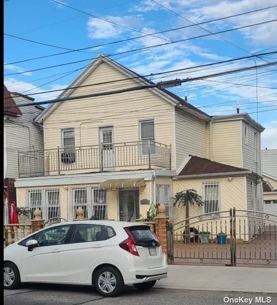 Beautiful detached 2 family property located at 109-39 Centreville Street, Ozone Park, NY, lot size 42X92, 2 car garage big back yard and front yard, 6 cars and more can park in the yard, first floor 2 huge bedroom , big living room, dining room, eat in kitchen and full bath, 2nd floor3 bedrooms, living room, eat in kitchen and full bath, and front balcony, very nice front yard fineshed basement and attic. this property is in mint condition,