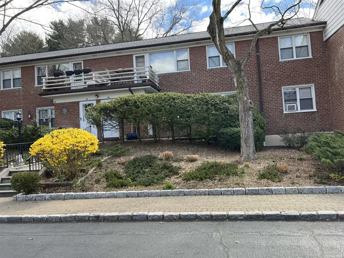 Sought after Irvington Coop Half Moon complex - 3 bedroom, 1bath - NEW kitchen reno, entire apartment freshly painted and bathroom refresh at 145 S Buckhout St, Irvington, NY, built in 1952. The unit has 1, 000 sq.ft. of living space - closets galore - plus large storage area directly below apartment and private patio! Situated in a desirable neighborhood - Irvington schools, close to Metro North, close to town and easy access to scenic aqueduct trail, plus views of the Hudson River. This unit is steps from immaculate laundry room and trash room. Plenty of free parking available. This complex does allow owners to install washer/dryer in apartment if desired. Pets allowed.