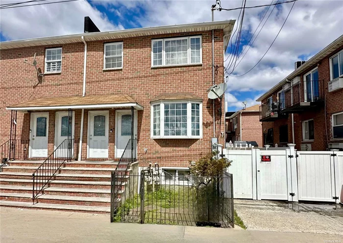 A fantastic opportunity has just hit the market in East New York! This recently built (2006) brick property offers two separate units totaling 6 bedrooms, providing ample space for residents. With convenient driveway parking for 3-4 cars and easy access to transportation, this property is sure to attract savvy investors and homebuyers alike. The property includes a full outside entrance basement offering additional storage options. Both units are equipped with gas heating and cooking, offering reliable and efficient energy sources. Each unit features its own heater and hot water tank. Located within close proximity to the A and C trains, commuting to Manhattan and other parts of the city is a breeze. Residents will appreciate easy access to public transportation options. This property is sold as-is with tenants currently occupying the two residential units of the property. Access to the backyard and basement only.