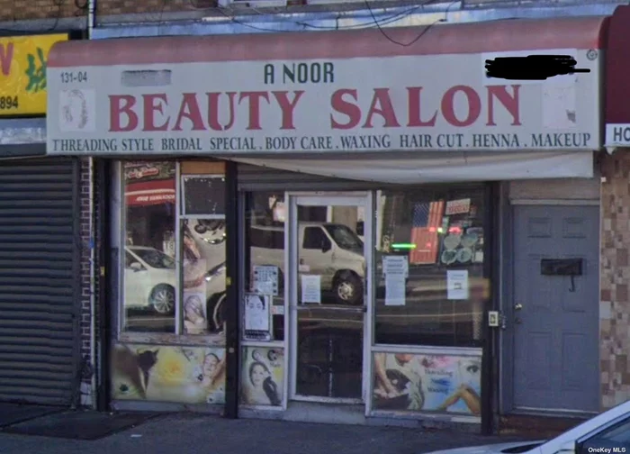 Storage space available on the back side of a beauty salon. Has a separate outside entrance. Can be used as a small warehouse or for mixed-use purposes. Reasonable rent. Approximately 400 sq. ft. Prime location on Rockaway Blvd. Beauty salon chair space is also available for month-to-month rent.