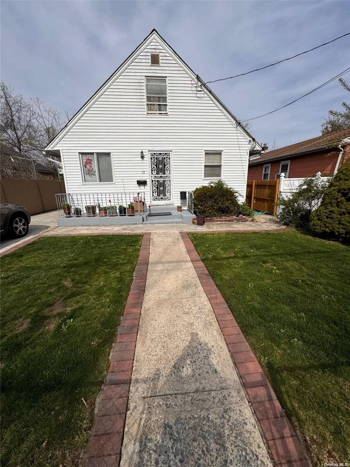 4 bedroom 3 bath expanded cape hardwood floors kitchen dining room combo full finished basement w separate entrance 6 car driveway well maintained property large bedrooms updated baths come take a look today will not last