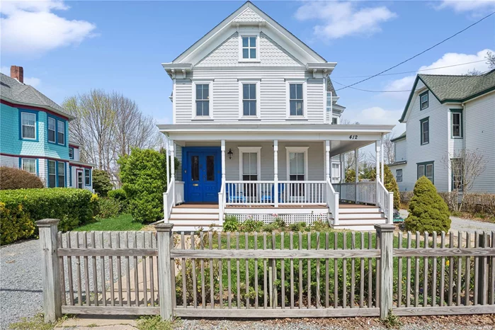 Beautifully restored Victorian home in the heart of Greenport Village. Fully furnished apartment on bright and sunny second floor. Private laundry, private entrance private driveway and welcoming front porch. Close to Jitney, Ferry, Train, Restaurants, galleries & shops! Greenport Rental Permit #22-171.
