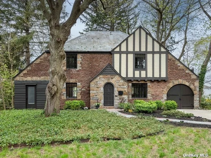 Stately Center Hall Tudor in South Strathmore, Manhasset Located on a Quiet Stand Alone Corner. Fabulous Opportunity to Customize this Traditional 3 Bedroom, 2.5 Bath Home. Generous Backyard. Conveniently located a short distance from transportation, schools, and shopping.