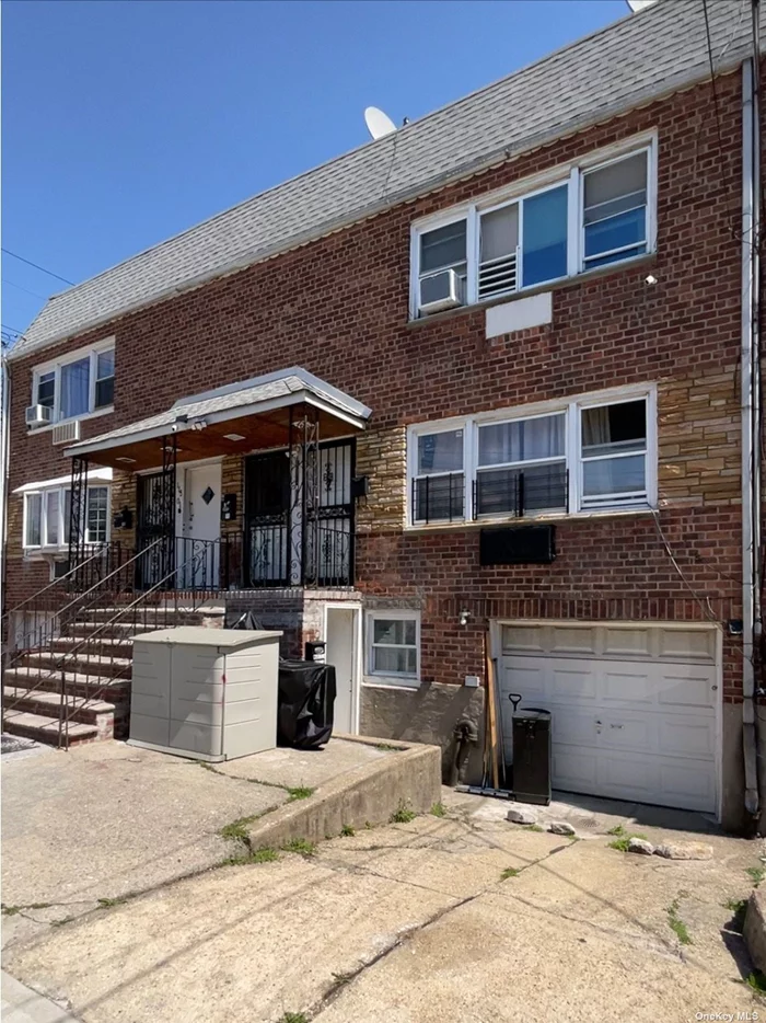This is 3family brick house located in the nice neighborhood of South Ozone Park. 1 Floor 2 Bedroom 1 Full bathroom, Kitchen, Living room with Dining area, 2Floor, 2 Bedroom, 1 Full bathroom, Kitchen, Living room with Dinning area, Walk up Level, 1Bedroom 1 Full bathroom, Kitchen , Living room, Door to Backyard, Private Driveway and attached Car garage. The lot is zoned R3-2, C2-3. Excellent Condition, Hardwood floor throughout, Plenty of Sunlight. Near Park, 5 min. to JFK, Close to a Train and Bus Q7, Q10, Q37, Q41. Won&rsquo;t last!