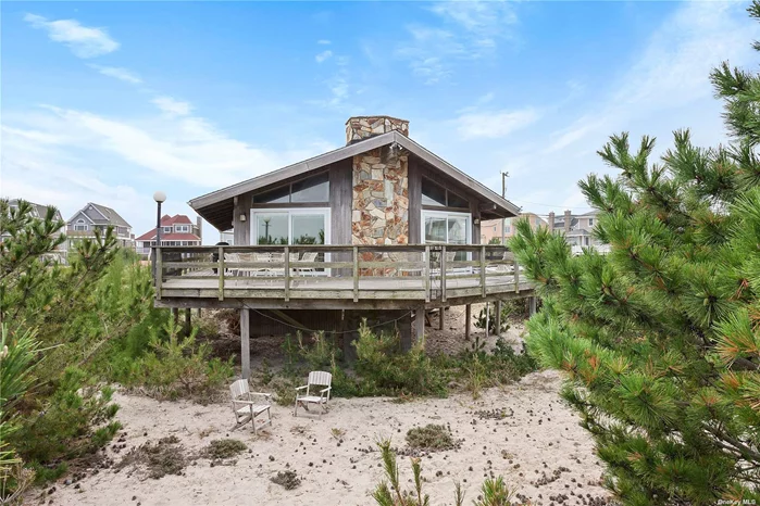 Cozy three bedroom and two bath home . Nice size living room with fireplace. Spacious deck for entertaining with views of the bay. Spectacular sunsets. Easy access to the bay and ocean front.