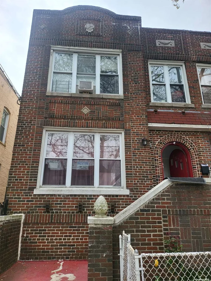 Located in desirable East Elmhurst this 3 bedroom, 1 bathroom with living room and EIK apartment is in the 1st floor of a private house. Tenant has access to 1 parking space in a shared driveway, all utilities are included. Apartment is located near all amenities.
