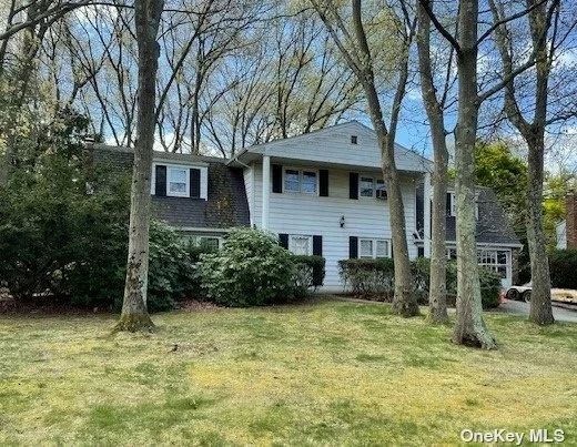 Huge Dual Staircase Center Hall True 5 Bedroom Colonial, Ready to Make It your Own! Wonderful Opportunity, Nice Level Property, Hardwood Floors, Wood Burning Fireplace, Cesspool Replaced (10 Yrs), One Layer Roofing (2011), Updated Boiler and W/D; One Bath Not Working, Taxes w/* $18, 974.