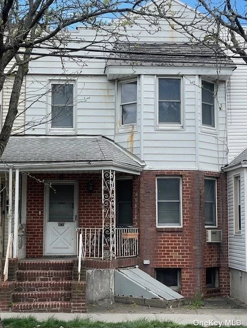Great opportunity: Legal Two Family. The home needs updating; however, it has excellent bones and is priced to sell. New gas boiler. Features parking in rear. Close to Forest Park. Convenient to shopping, schools, restaurants, highways and one block to Myrtle Avenue. Q29 & Q55 bus routes to L/M subways. Easy commute to Manhattan.