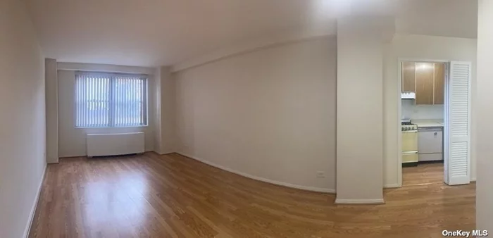 Cozy studio coop apartment in the luxury 24 hour doorman building. All utilities are included in the maintenance. Close to transportation and shopping  center.