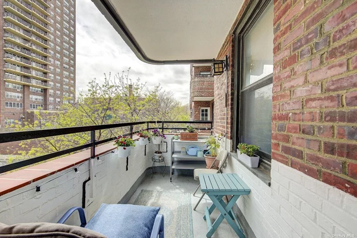 JR4/2 BED/1 BATH - TERRACE The Most Dreamy, Oversized Floor Plan w/ Ideal Flow! Dog-Friendly + Full Amenity w/ Doorman, Garage & More! THE HAMPTON HOUSE, KEW GARDENS Kew Gardens Road & 82nd Road THE UNIT: Welcome to 5T...home of one of our most favorite oversized JR4/2 bedroom floor plans due to its generous size, extra (extra!) closet space, super private, front-facing balcony, windows in every room and THE most functional, ideal layout that easily converts from 1 to 2 bedrooms w/ a natural flow. This recently gut reno&rsquo;ed apartment has been redone from top to bottom and behind the walls too. Step inside to a truly grand entry foyer and ultimate flex space w/ 2 deep storage closets and that easily accommodates various other main designations such as a home office, formal dining area and more. Beyond there, look ahead to a extra long and extra roomy, sunny main living area w/ a bright, triple wide window and also w/ enough extra square footage to serve additional functions such as a living/dining room combo, workout area and more. Off the living room, step out outside and on to your ultra private, brick balcony set back behind the trees and your very own most glorious escape for a breath of fresh air, particularly when the season is in bloom. A cool renovated, windowed kitchen w/ stainless steel appliances w/ dishwasher, granite countertops, ceramic tile floors, travertine backsplash and sleek cabinetry comes together w/ much character and is a pleasure to cook on. A nicely sized, second corner bedroom and/or bonus /flex room features dual window exposures and also makes for a great home office, reading room, etc. A long center hall leads from the front foyer to the the master bed and bath and boasts wall-to-wall floor-to-ceiling closets that run it&rsquo;s full length... here, you&rsquo;ll find more storage space than in much larger sized units - an awesome surprise! Off the hall, a most charming, windowed bathroom includes a novelty, built-in wall feature as well as the most amazingly unexpected stand alone clawfoot tub w/ shower combo. Beyond the bath, at the end of the hall, find a supersized corner master bedroom w/ closet and plenty of space to designate other secondary areas of use here as well. Other exceptional and notable highlights include custom woodwork and radiator covers, extra wide crown moldings, gorgeous hardwood floors, beautiful novelty wainscotting, high ceilings and more throughout... this is a gorgeous, inviting home w/ soft touches and max attention to detail! Enjoy the quality of this special, must see home! BUILDING/LOCATION: Welcome to the most coveted, full-amenity & pet-friendly Hampton House... one of the most sought after local co-ops very centrally located on a quiet tree-lined street near all. Doorman. Safe & secure video intercom entry and camera surveillance throughout. Indoor parking garage. On-site laundry rooms. Dog run and outdoor courtyard w/ w/ seating areas accessible by key for residents only. Very well-maintained interior and exterior grounds. Live-in Super w/ full maintenance staff. Healthy building financials. Steps to absolutely all to include express and local subways & buses (E, F, M, R - 25 min to Manhattan, ) the LIRR (16 min to NYC, ) shops, entertainment, commerce, parks, top restaurants and more. Minutes to Forest Hills, Austin Street, FH Stadium and the WSTC. Close to all major highways and airports... and so much more! OTHER: Dogs Allowed. Max DTI = 33%. NO FLIP TAX. Minimum Down Payment = 20%. Guarantors, Gifts & Co-Signers Allowed. Sublets Allowed. Board application and approval apply. #KEW GARDENS #KEWGARDENSREALESTATE #BENJAMINREALTYSINCE1980 #THEJGRANCARICGROUP #DREAMTEAM #WELOVEWHEREWELIVE ?