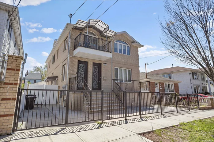 Brand new brick legal Two family house in Fresh Meadows. It Features total 6 Bedrooms and 4 Full Bathrooms, Each floor has 3 bedrooms and 2 full baths. Full Finished Basement, Washer & Dryer and has separated entrances.