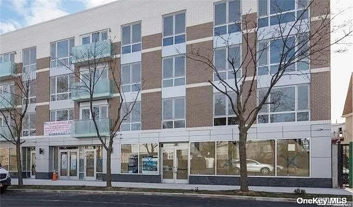 Fresh Meadows Prime Location Storefront units for Sale! 2 units 1A and 1B with 20 parking spaces package deal! Ground floor commercial unit within a young, well maintained condo building. Total 13465 Sqft. Great investment opportunity.