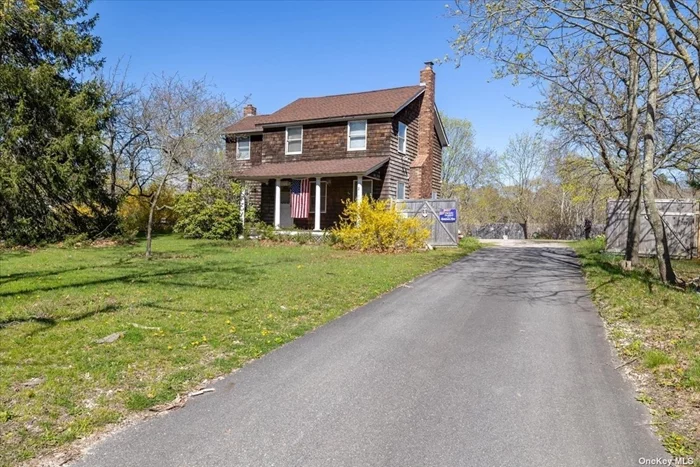 Discover this 1-acre zoned horse property! Charming 3-bed colonial with fireplace, hardwood floors, and spacious rooms. Eat-in kitchen, detached garage/barn or workshop, ample parking. Escape to tranquility, and embrace country living. Schedule your tour today!