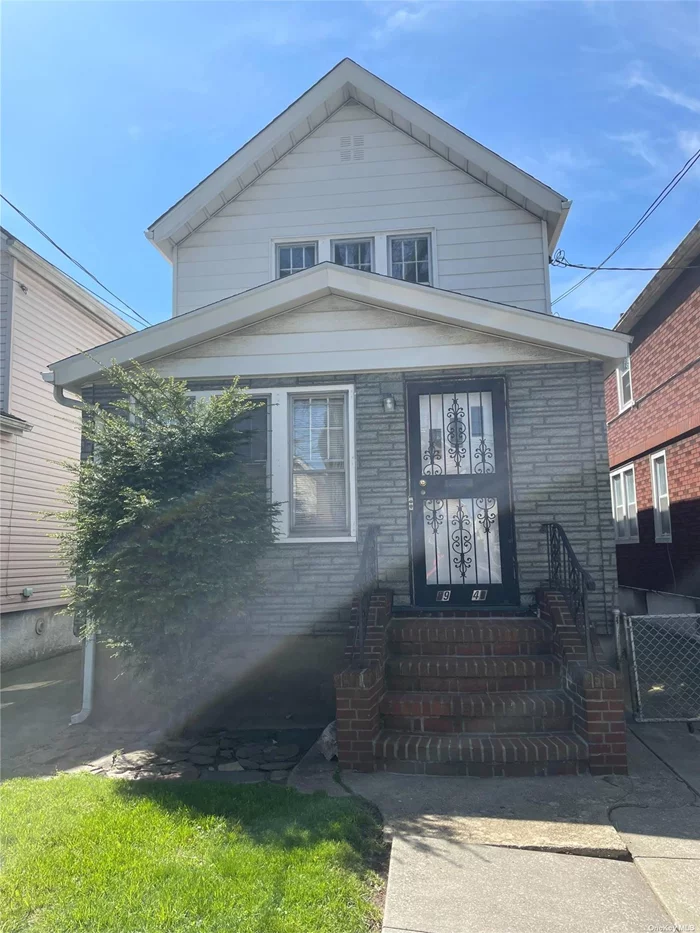 Sunny and Spacious Two Family Home Renting as A One Family with 3 Bedrooms and 2 Full Bathrooms and Two Kitchens. This Home is Close To Transportation, Schools, Supermarkets, Restaurants. Available Immediately.
