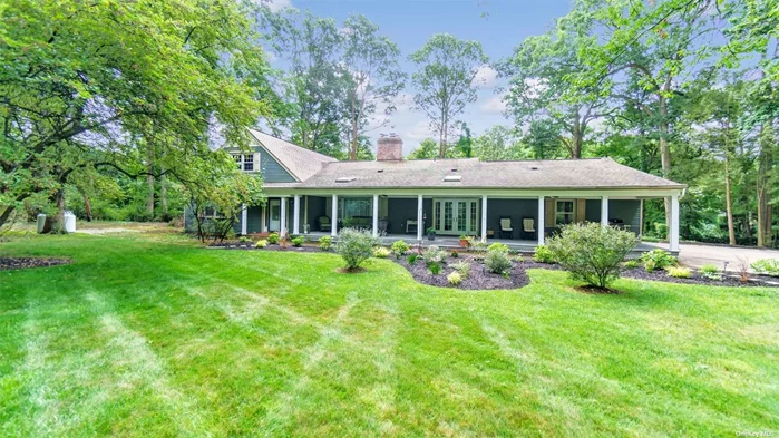 Beautiful Expanded Ranch set on One+ Maturely Landscaped Acre Located in Forest Beach Country Club! This Home Has 5 Bedrooms & 4.5 Baths Featuring Spacious Living Room w/Coffered Ceilings & FP, Paneled Den/Family Room w/FP, Dining Room, Stunning Glass Sunroom & Kitchen Overlooking Backyard. Newly Renovated Large Walkout Basement With Recreation Room, Summer Kitchen , Full Bath, Lots of Storage & Access to Backyard Oasis w/Stone Terrace & Outdoor Kitchen/BBQ area. New Kitchen is on site and ready installation. This Canvas is ready for the next Owner&rsquo;s Finishing Touches!