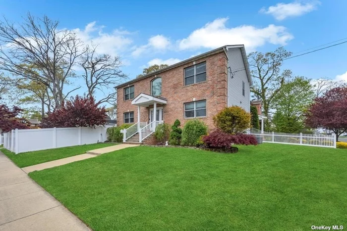 This newly designed Colonial stye home offers 2, 542 sqft of interior living space. This home is uniquely located on the border of both schools zones. Both MartinAvenue(Bellmore) and park avenue(Merrick) elementary schools are 1.6 miles away, so either option is available. The Bellmore/Merrick school district offers multiple options for your children. A warm welcome into the front entrance with a grand foyer and a 2 story vaulted ceiling. Diverge into the elegant formal dining room or the opulent main living room which includes an electric fireplace and ample space for furniture. This immaculate space is open to the eat in kitchen with all new stainless steel Samsung appliances located in the rear of the house. The entire house was all updated in 2023. The main level also includes tons of closets throughout, a spacious custom built pantry with custom built 150sqft shelving, a large broom closet, a huge coat closet and a powder room. The custom made shadowboxes which include 2 inch wood shutter auto lift up/down over the top of each window crown giving a warm and comfortable feel as well as full natural sunlight all throughout. As you go up the rotation stairway with bannister rails, you&rsquo;ll have a balcony top view of the grand foyer chandelier and 4&rsquo;x6&rsquo; grand window on the captivating staircase. All Bedrooms are located conveniently on the second level which includes 4 remarkably sized bedrooms. One being the Primary bedroom with an en-suite bathroom and two large custom-built in closets. The other bedrooms are also oversized and are located across the hall where you will also find another full bathroom. Excellent air filtration system included in the new 2 zone CAC systems. Semi inground pool off a short deck into spectacular custom fibrete slabs around the yard with elegant blue stone. It doesn&rsquo;t stop there! The full basement has 8ft ceilings and a private OSE. There is also a 1.5 car garage, 2 car driveway surrounded by a well maintained landscape. This magnificent N Bellmore beautifully kept home offers many opportunities and is an absolute must see!