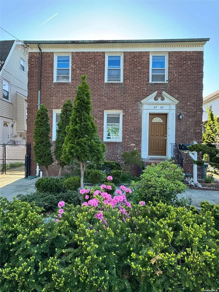 Amazing two bedroom one bath unit in the heart of Flushing. This top floor apartment boasts gleaming hardwood floors and abundant sunshine. Very sizable unit in a great neighborhood. Heat and hot water is included in rent. Close to everything.