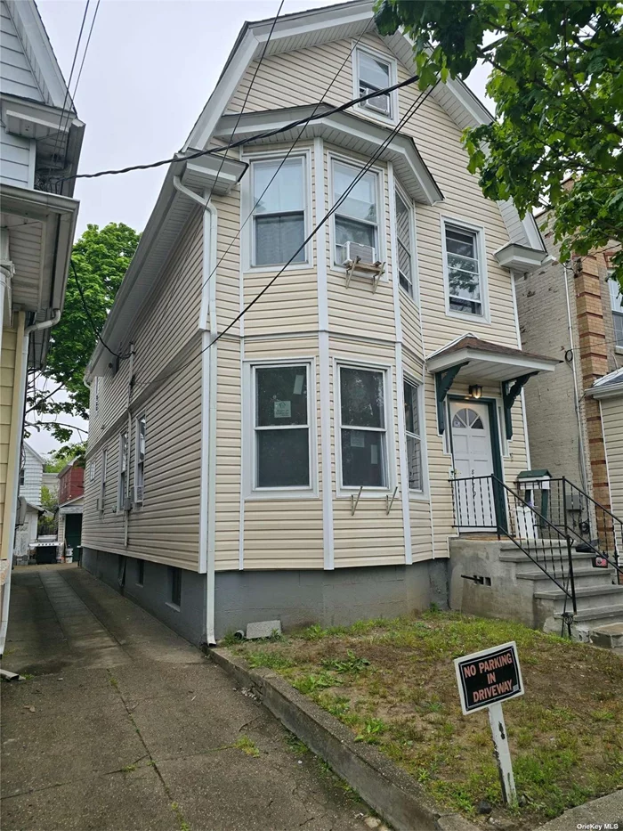 Renovated 2 family home in off Jamaica Ave in a beautiful Richmond Hill neighborhood! This home provides a spacious 1 bedroom apt on the 1st floor which includes a large front LR, FDR, EIK & full bath! 2nd unit consists of a duplex apt where you will find the formal LR, DR, EIK, BR & full bath on the 2nd floor w/ hardwood flooring under carpet; two additional bedrooms w/ large closets & a half bathroom on the 3rd floor! There is a full semi-finished walkout basement. Parking available through a shared driveway & one car garage in the back of the home. Home has been updated & well maintained! Recent updates include new vinyl siding for house & garage (2018), New garage roof (2014), Smart thermostats (2021), Hot Water heater & burner annual service/maintenance contract. Easy access to public transportation - J/Z subway, Q56/Q37/Q24 Bus. Home is located near shops on Jamaica Ave, Liberty Ave & Woodhaven Blvd. Close to schools, houses of worship & Forest Park! Don&rsquo;t miss this chance to own a lovely multifamily home! Vacancies available for users.