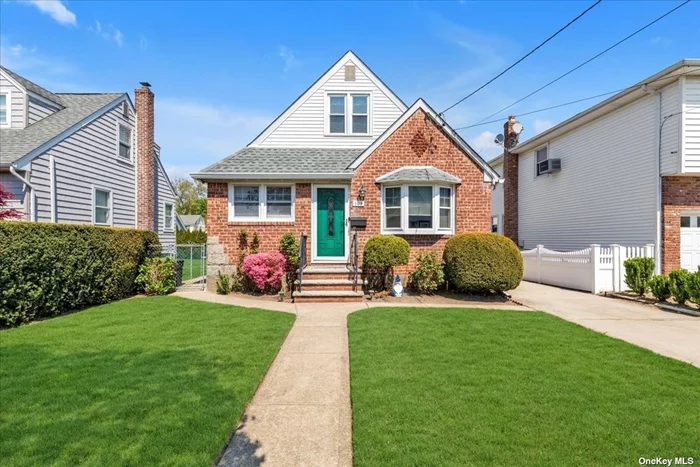 Pristine Mid-Block Cape in the Heart of Mineola. TOTALLY Renovated in Late 2021. All New Stainless Steel Appliances, New Windows & Doors,  New Ductless A/C,  New Paver Patio,  NEW ROOF, Full Basement with a Walk-Out Entrance,  Totally Renovated 1 & 1/2 Detached Garage, Great Curb Appeal & Landscaping, &Last But Not Least,  Extremely LOW TAXES....FIRST SHOWINGS STARTING MAY 9th