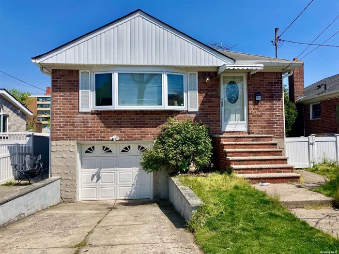 Sold totally AS Is. Spectacular location. Just minutes to shopping, transportation, parkways, parks, house of worship, schools, and ALL ! Breath taking view of the Throgs Neck Bridge , Little Bay Park and water view just 3 blocks on 12th Rd. Desirable Location this Ranch boasts an inviting layout. With a lower walk in. Sliders out to private back yard. This charm is nestled in a most desirable community welcoming environment.Gas heat. Low taxes. SD#25.