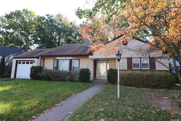 3 bedroom 2 bath Gold ranch with large full basement in Dogwood section of West Hempstead. Near shopping and transportation. Lots of storage and closet space. Large backyard