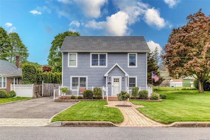 This stunning colonial underwent a complete renovation in 2018.The renovation includes new windows, siding, insulation, kitchen, bathrooms, gas appliances, on demand hot water, 2 zone central AC and new hardwood flooring throughout. Updated electrical system with 200-amp service and inground sprinklers. The kitchen boasts custom cabinetry, stainless steel appliances, and large island. The private backyard features a covered patio complete with a cozy fireplace and direct gas line for the BBQ. Three generously sized bedrooms, and 3 full bathrooms. The primary bedroom features a large ensuite bathroom and a walk in closet. Three-car detached garage for lots of storage. Conveniently located near beautiful Memorial Park, beaches, shopping and parkways. Don&rsquo;t miss this one!!!