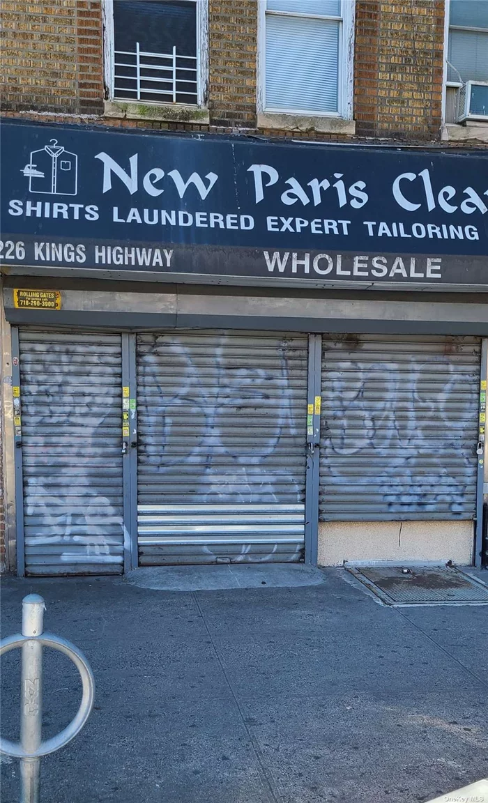 Prime Gravesend location. Very High Traffic Area. Store has been a dry cleaners and would be suitable for many types of businesses. Building Size 20x90. Near N Train. Store Has Great Potential.