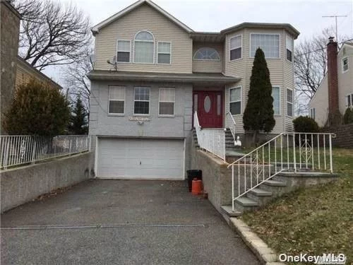 Large well maintained Colonial in Herricks School District, Home Features Large Living room, formal Dining room, Large eat in Kitchen, 4 Bedrooms, 3 full Baths, Full finished basement with egress window, 2 car attached garage. Roof updated in 2022 , Close to all