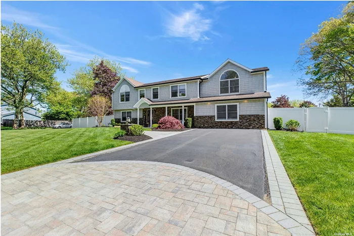 New to the market is this beautiful 3700 Sqft, 5 bedroom colonial. Fully renovated in 2017, with a resort like setting including an heated pool and hot tub. Walk into a large entry foyer showing off a new staircase. Off the Entry foyer you find a large formal dining room to the right and a formal living room to the left. Continue through the formal living room is a den anchored by a wood burning fireplace with access to the resort like yard. You will then find a lovely eat in kitchen with granite counter tops and stainless steel appliances and pantry. Upstairs you will find a large open landing and hallway. Walk into the large primary bedroom featuring an en-suite bathroom with a shower, soaking tub, and private stall. In addition, there is a lovely terrace overlooking the backyard. The second floor boasts 4 large additional bedrooms, full bathroom and a second floor laundry room. Walk outside to the resort like yard featuring a heated pool, outdoor entertainment area, Hot tub, plenty of yard space.