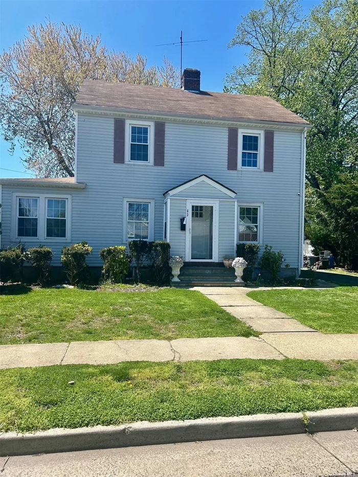 Vacant - ready to move - Spacious colonial 1 family with 5 Bedroom, 2 bth, Lvrm with FP - FDRM - finish Bsmt- -with 3 room, boiler room and laundry- Huge back yard near Hofstra University - shopping, and transportation - on a quite residential area- DON&rsquo;T MISS OUT!!!
