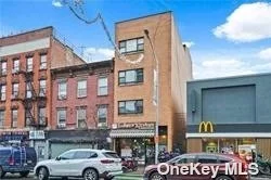 Brick 4 story mixed use building in the heart of Williamsburg that was Constructed in 2005. Featuring 6 open layout apartments approx. 800 s/f each. 2nd Fl rear apt has a private balcony. The 1st floor consists of a restaurant which is approx. 1650 s/f + a 1650 s/f basement and 2 separate bathroom facilities. The restaurant can be delivered VOT. There is a tax abatement with approximately 10 years remaining. Additional air rights and all units have separate heat & hot water. Great location, only 2 blocks to subway and near everything this vibrant neighborhood has to offer. See Set up for income and expenses.