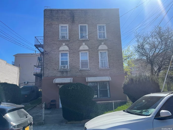 Excellent Investment! This fully detached brick Legal Three-Family building with 5 incomes and a lot of 50.58X95. Building has a total of 8 bedrooms and 5 bathrooms. Only 2 blocks from train 2 and 5. Three boilers and hot water tank. Total annual income of $96.000. dollars for CAP Rate of 8.42%. Zoning R4 may allow one more unit to the property with city approval.