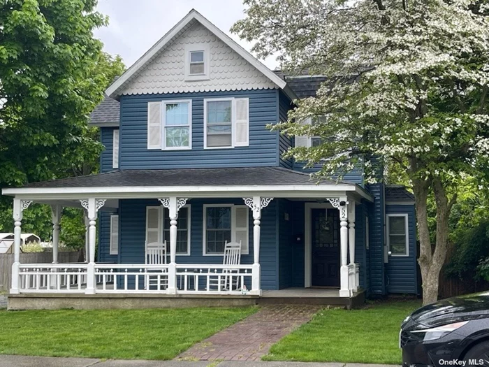 Beautiful Colonial in Patchogue Village. Totally renovated in 2018. New Kitchen, baths, new roof. Two car detached garage.