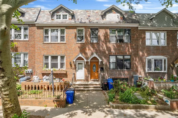 Located in Sunnyside Gardens, this two-family brick home boasts modern interiors and convenience. With three parking spots, it ensures easy access for residents. The exterior exudes classic charm while the interior is sleek and contemporary. The modern kitchen is a standout feature, perfect for culinary enthusiasts. Although lacking a backyard, its proximity to amenities and attractions compensates, offering a vibrant urban lifestyle in a desirable neighbourhood.