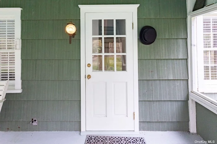 Charming Historic Cottage in Gated Community has all new systems and offers peace, quiet and privacy. Escape for the summer in this little known part of the world very close to Bellport Village, Ocean Beaches and The Hamptons.
