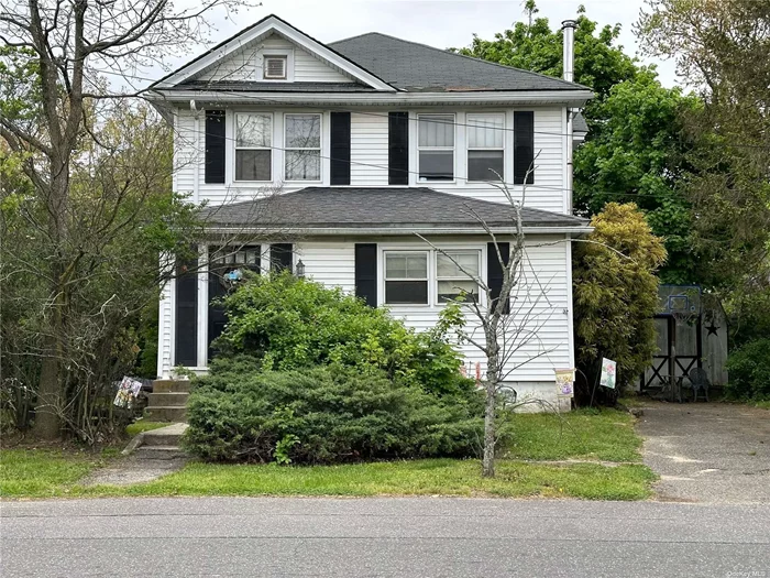 DIAMOND IN THE ROUGH!!! This lovely spacious Colonial, offers lots of charm and character. Needs total renovation. Bring this home back to its original beauty. No appliances included. Gas boiler, full basement with inside and outside entrance, 75 x 100 corner lot. Great potential!! CASH or REHAB LOAN offers only.