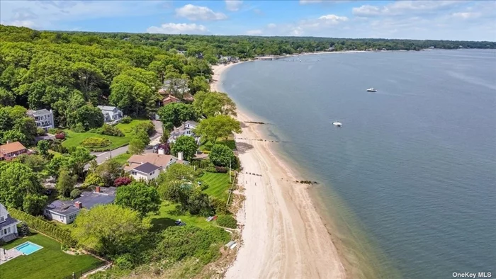 Location, Location! Prime Waterfront in Huntington Bay! Wonderful Opportunity To Make This Large Ranch Your Own And Enjoy The Waterfront and Beach! Flat, Three Quarter Acre Property On Lovely Street With Additional Private Beach In Cul-De-Sac. Time To Customize Existing Home Or Build Your Dream Home Overlooking Panoramic Views Of The Long Island Sound!