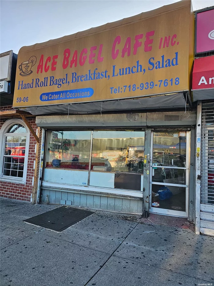 1000 sq store with basement for storage ,  huge backyard for Loading and Un-Loading , deliveries and more ! gas line ready , perfect for restaurants , bakeries,  pharmacy and more ! neighbors are New York Presbyterian Hospital , Yong Fa Supermarket,  Lake Pavillion Restaurant ,  Library , off Long Island expressway.