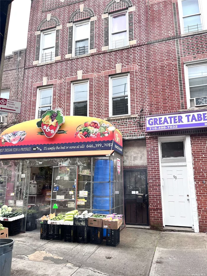 Great Opportunity!!! Mixed use money maker, just steps from train. Located in a high foot traffic area. Brick 2 family with retail store. Featuring two 3- bedroom apartments with 6 rooms each. One apartment is fully renovated with second apartment partially renovated. both apartments currently being left vacant for sale. Retail space has legal extension making it 2000 sq ft!! Current tenant is month to month and contributes to expenses. Building easily making 7.5% cap rate or better. Low expenses.