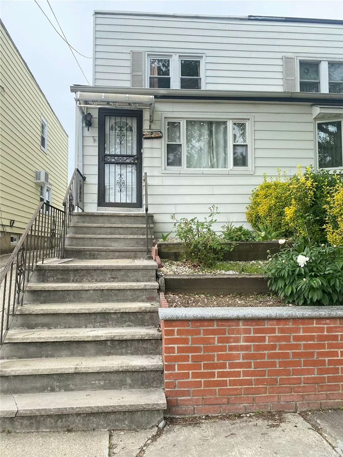 This property features 4 bedrooms, 2 bathrooms, and a finished basement. It&rsquo;s located in the prestigious school district serving P.S. 159, I.S. 25, and Bayside High School. The house was fully renovated in 2019 and is move-in ready. Conveniently, the Q28 bus stops at the corner, providing direct access to Flushing. The property is also near shopping streets, parks, and schools. It includes an independent storage and a backyard. The layout consists of an open kitchen, 1 bedroom, 1 living room, and 1 bathroom on the first floor; 3 bedrooms and 1 bathroom on the second floor; and a basement with a washer and dryer and open space.