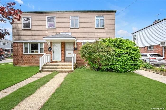 Perfect Starter Semi Detached 3 Bedrooms, 1.5 Baths , Semi Finished Basement + Detached Garage , Spacious Backyard . This home is located walking distance to Kissena Park, Flushing Hospital and Public Transportation . Near Main Street shopping and restaurants . This wont last !
