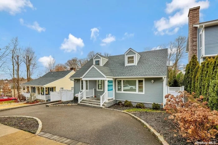 Welcome to 97 Summers St in Oyster Bay. This charming 4 bedroom/ 2 bath Cape has been thoroughly updated over the past 6 years. Chefs Kitchen with natural gas cooking! The sliding door in the kitchen leads out to a covered deck that can be used as a three season room The 60x150 lot has a semi inground pool! . 6 year old roof and siding, New Anderson Windows & new hardwood flooring throughout the house, 2021 natural gas boiler. Upstairs has 2 large bedrooms & bath. Updated Electric, Finished basement! Enjoy the beauty of Oyster Bay year round....Car shows on Audrey Ave in the Summer, new restaurants, ice cream shops, spas and shopping line up and down the Main Streets. Teddy Roosevelt Park and Marina just a short distance away! VERY LOW taxes of $10, 578 does not include STAR reduction